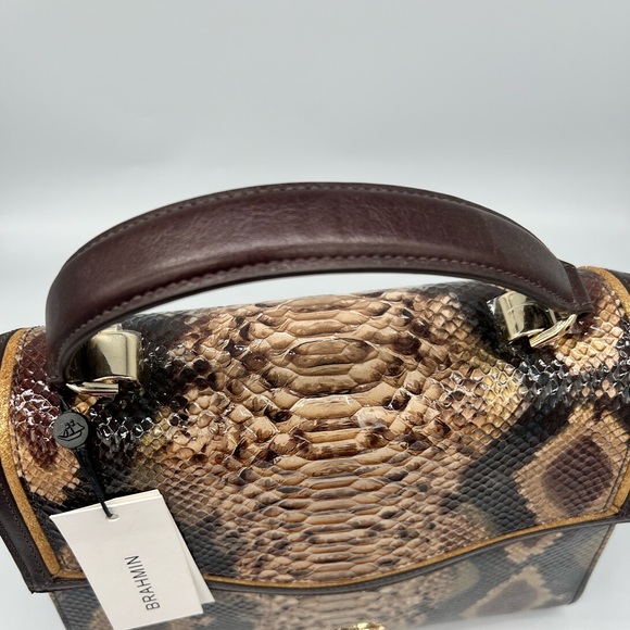 💎HP💎New Brahmin Ingrid Savino Folklore Satchel - Picture 7 of 13